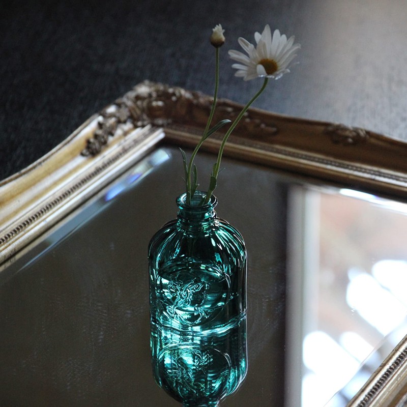 SPICE OF LIFE NALT2350GR Petite Flower Base Thunk Green Glass