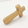 VOSAREA Christian Wooden Cross with Magnetic Base Decorations