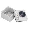 Outdoor Waterproof Switch Socket Dustproof Isolation Rotary OnOff Buttons Indicators