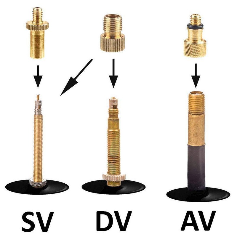 Yosoo Adaptador de válvula de icleta, Presta de icleta 15