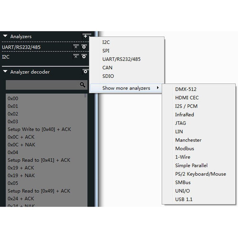 Kingst LA1010 USB Logic Analyzer 100M Max Sample Rate 16