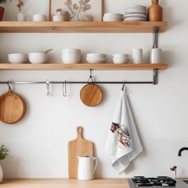 INDAJEDN Jesus and Lamb Christian Kitchen Towels, The Lost Lamb Decorative Dish Tea Towels for Kitchen, Jesus Decor Hand Towel for Bathroom Washroom, 16x24 Inch