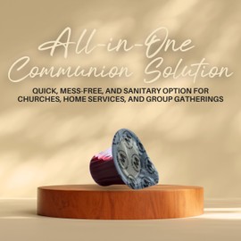 MM Pre Packaged Communion Cups | Box of 250 with juice and wafer | by The Miracle Meal