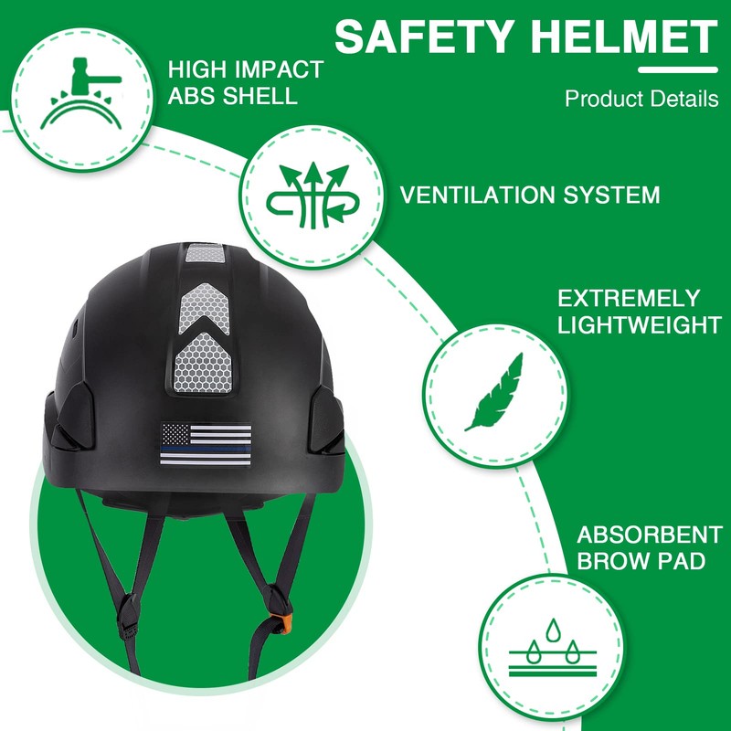 Hard Hats Construction Safety Helmet, LOHASTAR Adjustable Men Worker ANSI