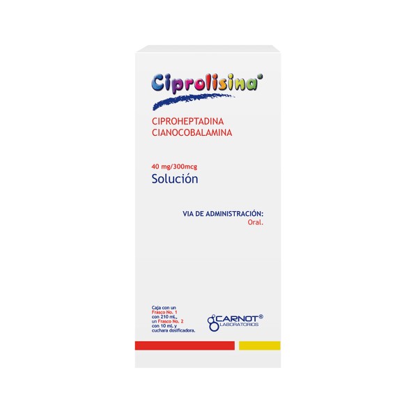 Ciprolisina 40 Mg/300 Mcg Con 210 Ml De Solución Oral