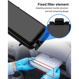 Cabin Air Filter Cover Lid Blower Cover Fit for CR-V HR-V CR-Z Insight 2010 2011 2012 2013 2014 2015 2016 2017 2018 2019 2020 Replace 80292TF0003 80292-TF0-003