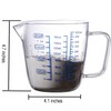 Goeielewe Glass Measuring Cup with Spout, Heat Resistant Borosilicate Glass
