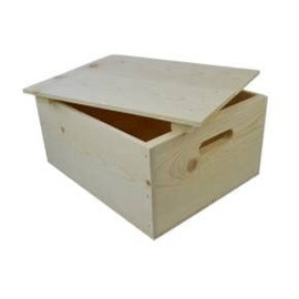Poole & Sons Inc. Wooden Drop Top Box With Hand Holes, 13 1/2 x 11 3/8 x 6 5/8″ Inside Dimensions