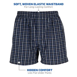 Gildan Men's Underwear Boxers, Multipack, Black Stripe Assorted (5-Pack), 2X-Large