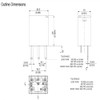 (Pack of 2) 301-1C-C-R1 U02 24VDC 35A Automotive Relay 5