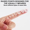 TNJPSEK 302 Pcs Bump Dots for Visually Impaired, Silicone Braille
