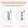 U-100 1cc Syringes with 31g 5/16" (8mm) , Individually Wrapped,