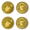 SPRMUD 4 PCS Tooth Fairy Coins Tooth Fairy Golden Coin