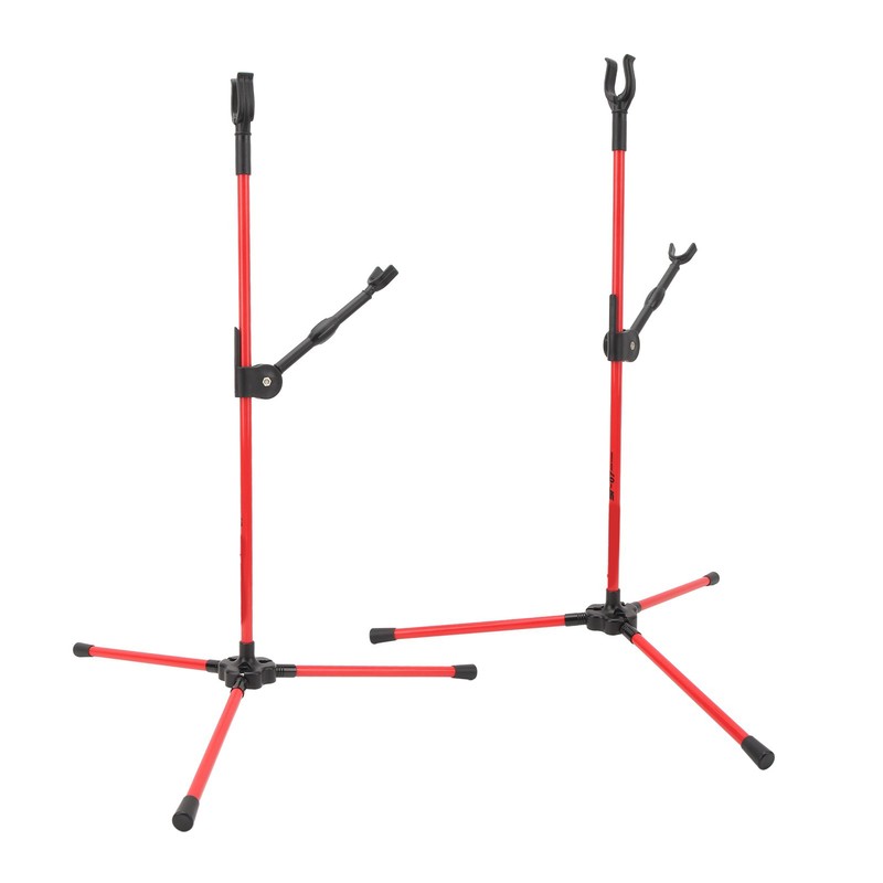 Archery Recurve Bow Stand Fiberglass Compound Bow Holder Light Weight