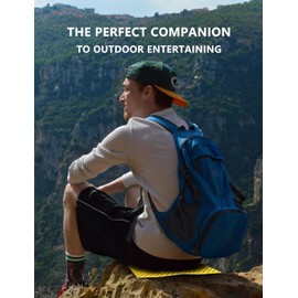 1Pc Foldable Portable Outdoor Camping Hiking Picnic Waterproof Foam Cushion Pad Foam Sleeping Mats for Camping Sleeping Bags and Camp Bedding(Orange)