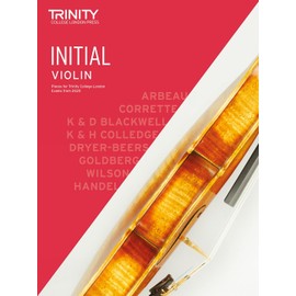 Trinity College London Violin Exam Pieces From 2020: Initial