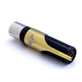 Kasher 360 Round Lighter Tool with Lighter - Stainless Steel - Lightweight, Durable Construction, Portable - Multipurpose Tool - Versatile Usage as Cutter for Opening Box and More (Gold)