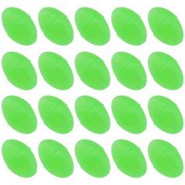 Create idea 300Pcs Luminous Fishing Beads Luminous Glow Fishing Beads PE Beads Round Fishing Beads Luminous Round Oval Egg Beads Fishing Tackle Accessories for Fish Line