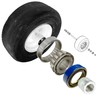 HD Switch Front Caster Wheel Bearing Kit w/Threaded Axle Sleeve
