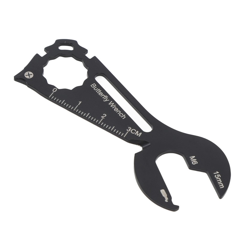 11 in 1 Outdoor Wrench Multifunctional Bottle Opener Keychain Screwdriver