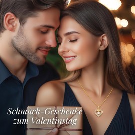 Sparkling Love Heart Moissanite Necklaces for Women, D Color VVS Moissanite 937 Sterling Silver Fine Jewelry, Ideal Birthday Anniversary Christmas Gift for Women Wife Mom Girlfriend Lady