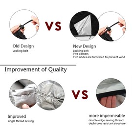 MTFun Garden Swing Cover 2 Seater Waterproof Havy Buty Wind Resistant Large Outdoor Garden Swing Seat Cover Windproof & Rip Proof 160 * 120 * 170cm for Outdoor Garden Patio Yard