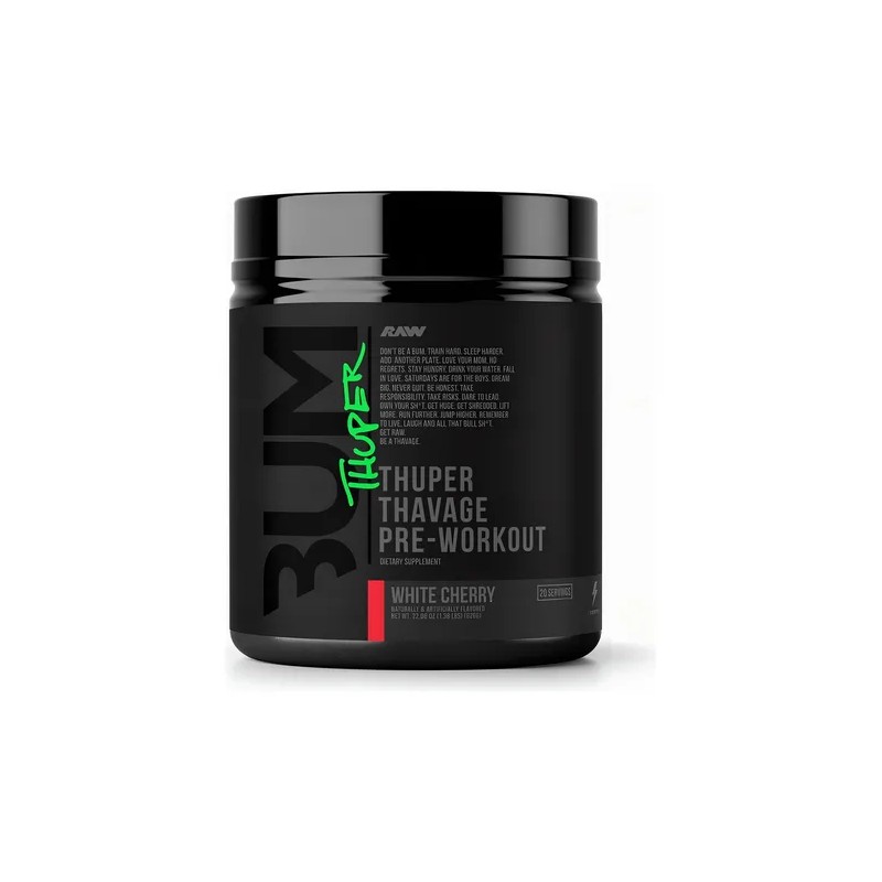 Suplemento en polvo RAW NUTRITION sabor white cherry x 630g