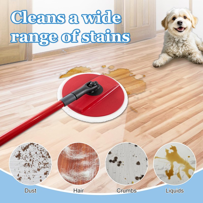 DLAIMI 6PCS Mop Pads Replacement Compatible with Vileda Spin and