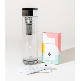 Art of Tea Art of Tea | Matcha Powder | Organic Japanese Ceremonial Matchasticks | 12 Count Single Serve Packets | Matcha Shaker Bottle Included