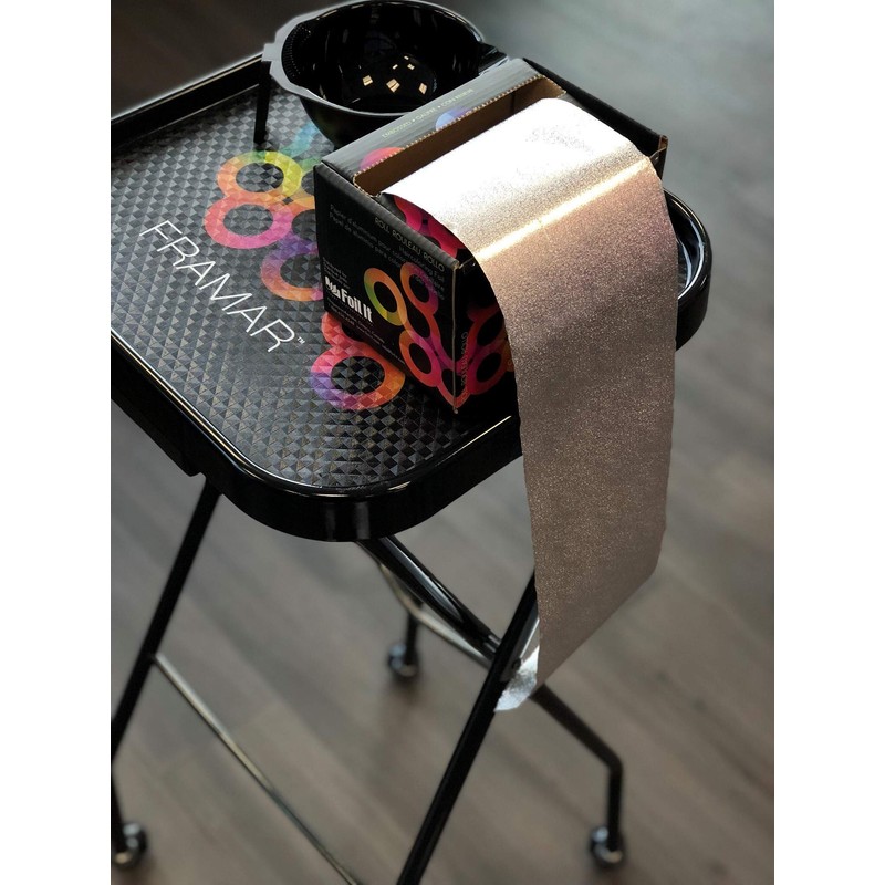Framar Star Struck Silver Embossed Roll Aluminum Foil, Hair Foils