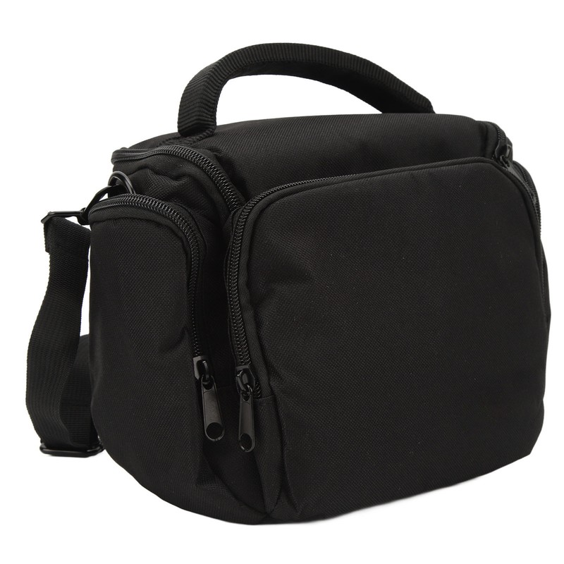 Black Single Shoulder Bag Handbag Multifunctional Waterproof Camera Messenger Hand