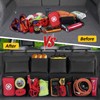 Snuopfy Car Trunk Organizer, Backseat Hanging Organizer with 8 Large