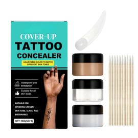 Tattoo Cover Up Makeup - Waterproof Body Concealer - Full Coverage Tattoo Concealer For Scars, Bruises, Birthmarks, Leg Veins And Uneven Skin Tone