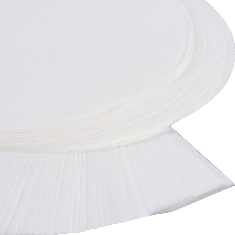 Juvale Parchment Paper Rounds - Pre-cut Parchment Paper for Layer