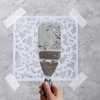 6 Pcs Knockdown Texture Spray Stencil Drywall Repair Tool 8