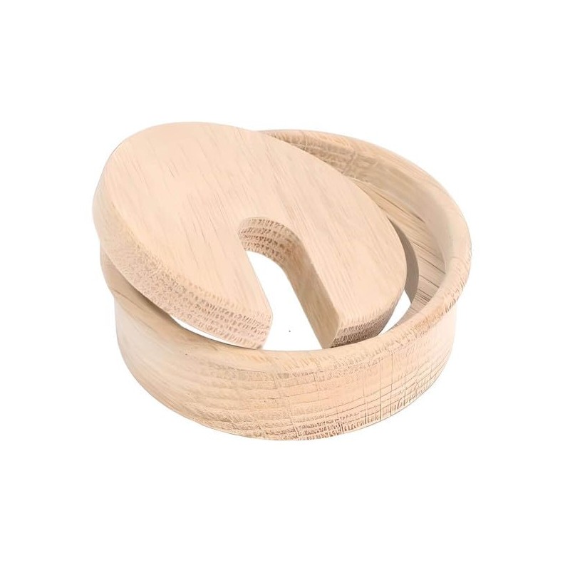Gedotec Untreated Oak Cable Grommet | Plain | 1 Piece