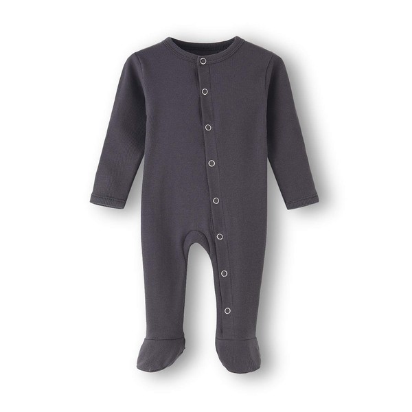 ACESTAR Baby Footed Pajamas with Mittens Cuffs, 2 Pack -