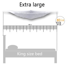 zebrum Toy Hammock, Extra Large Corner Storage Net for Stuffed Animals, Large Soft Toy Holder with 3 Hooks (213 x 150 x 150 cm)