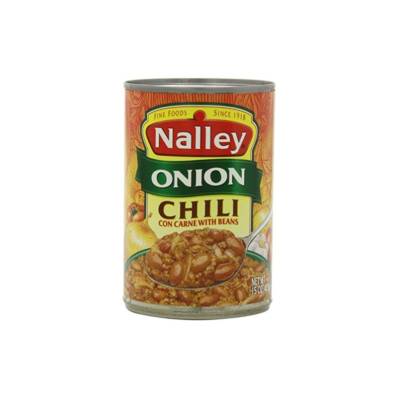 Nalley, Canned Chili, 15oz Can (Pack of 6) (Choose Flavors