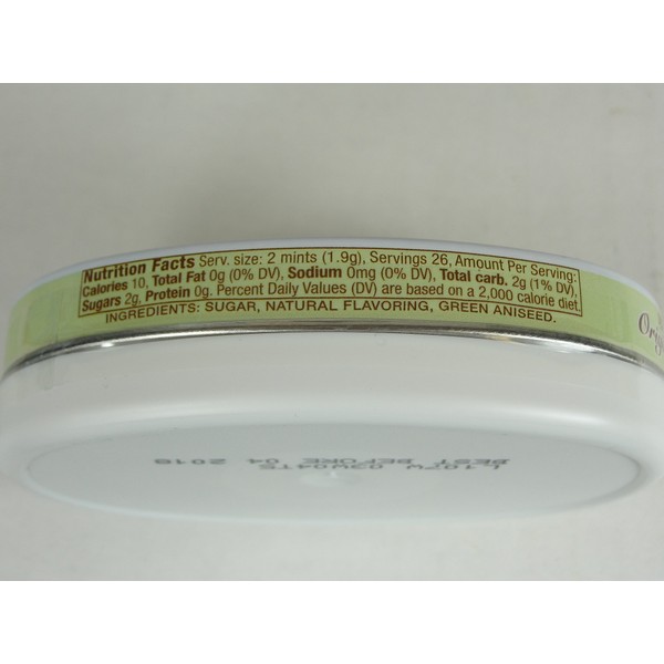 Abbaye de Flavigny Oval Traditional Tin Anise drops all natural,