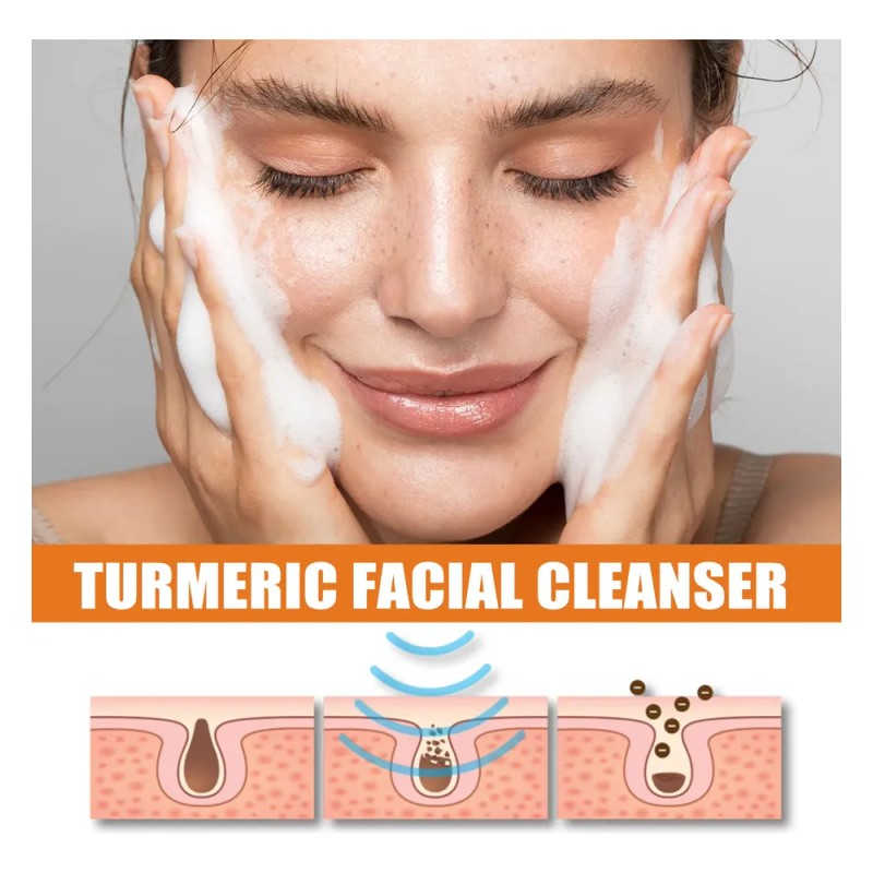 Limpiador Facial Con Cúrcuma Eelhoe Para Una Limpieza E Hidr