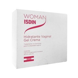 ISDIN WOMAN Hidratante Vaginal, Hidratación inmediata y prolongada de la zona vaginal, 12 Monodosis (6ml cada uno)