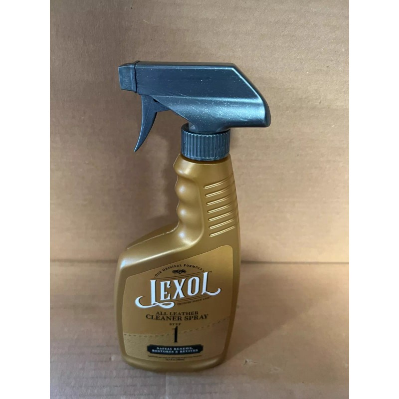 Lexol All Leather Cleaner Spray, pH-balanced for Use on Leather,