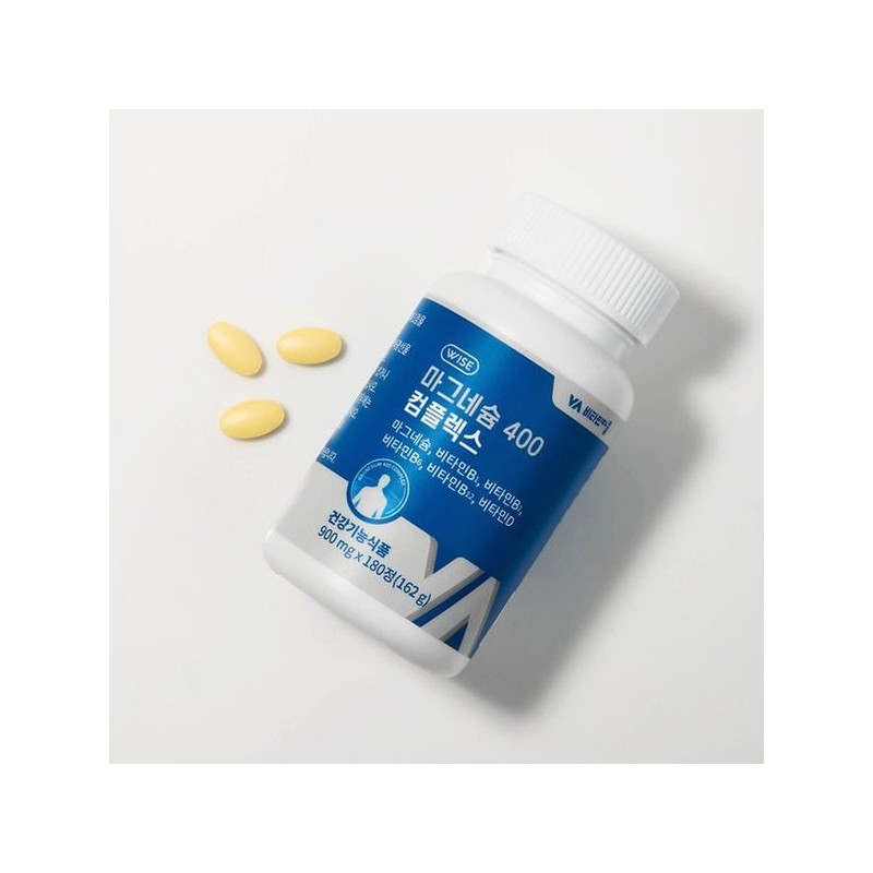 6중복합기능성 마그네슘 400 컴플렉스 180정 1박스 6개월분 6-Complex Magnesium 400