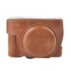 Rieibi ZV1 Case - Vintage PU Leather Camera Case for
