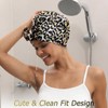YOHTAS Shower Caps for Women, Reusable Waterproof, Luxury Hair Cap