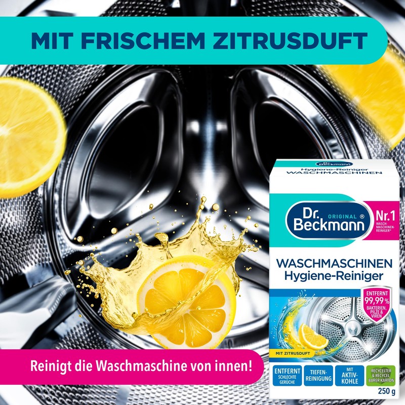 Dr. Beckmann Washing Machine Hygienic Cleaner with Activated Carbon 14762