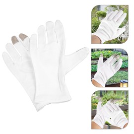 Healvian Garden Gloves Touch Screen Cotton Gloves Thin for Sleeping Outdoor Work Gardener for Yard Chores