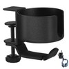 LABRIMP Adjustable Headset Holder Desk Clamp Gaming Headphone Mount for