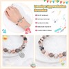 FANCIBAND Teacher Gifts, Apple Beaded Bracelets For Women Natural Stone